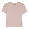 T-Shirt SS Rib sepia rose - Huttelihut