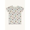 Austin T-shirt SS Butterfly ivory - Hust & Claire