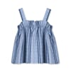 Amie Ruffle Top navy - Fliink