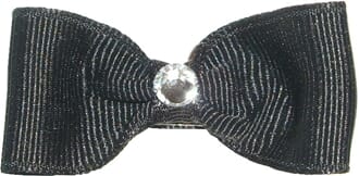 Sløyfe Swarovski Black - Den lille prikken