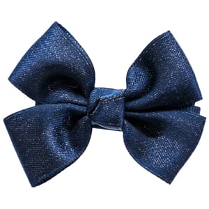 Sløyfe medium Navy Metallic - Den lille prikken