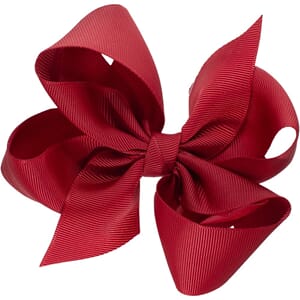 Ekstra stor sløyfe 4 loop Scarlet red - Den lille prikken