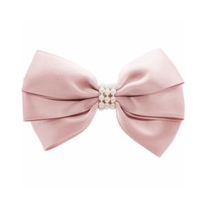 Sløyfe sateng med perler Cameo - Den Lille Prikken