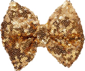 Stor sløyfe paljetter Gold Metallic - Den lille prikken