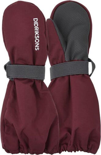 Biggles Mittens anemon red - Didriksons