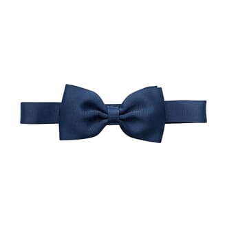 Grosgrain bow tie navy - Milledeux