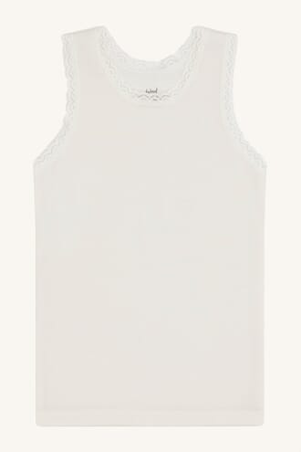 Faith Singlet ivory - Hust & Claire