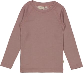 Wool T-Shirt dusty lilac - Wheat