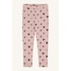 Laki leggings ull/bambus hjerter ad rose - Hust & Claire