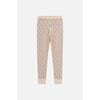 Laso Leggings ull/bambus blomster wheat - Hust & Claire