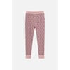 Laso Leggings ull/bambus blomster rose - Hust & Claire