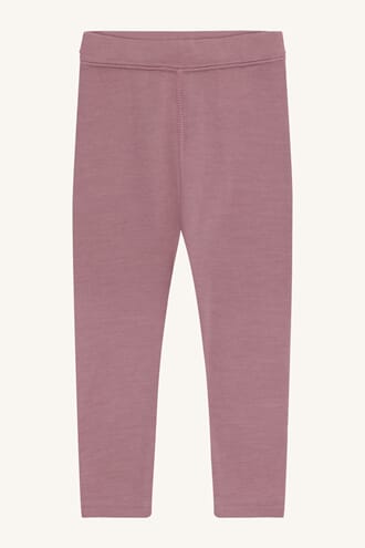 Laki leggings ull/bambus pale mauve - Hust & Claire