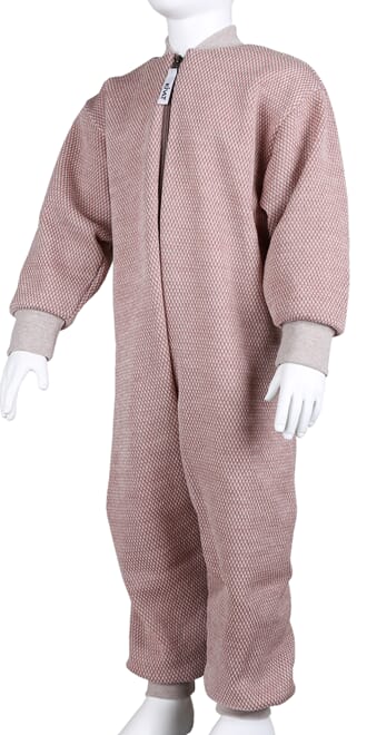 Overall loop knit offwhite/dusty pink - Kivat