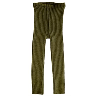 Rib Leggings Olive - Esencia