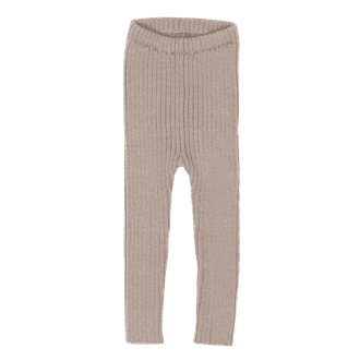 Rib Leggings Rose - Esencia