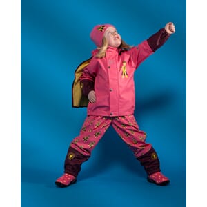 Regnsett Plask Superhelt superrosa - Kattnakken