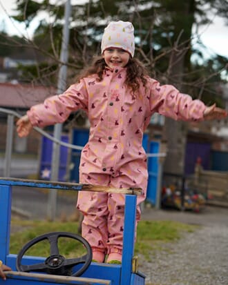 Heilårsregndress Hagl rosa krystall - Kattnakken