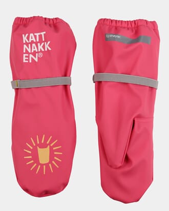 Regnvottar Superhelt superrosa - Kattnakken