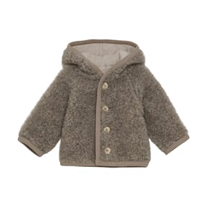 Jacket Pixie Wool Teddy camel mel - Huttelihut
