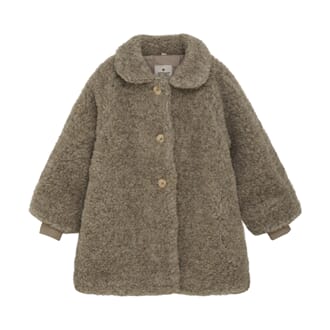 Coat Wool Teddy camel mel - Huttelihut