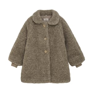 Coat Wool Teddy camel mel - Huttelihut