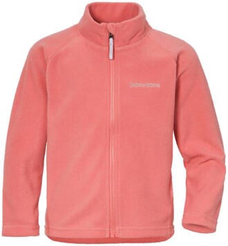 Monte Kids Fullzip peach rose - Didriksons