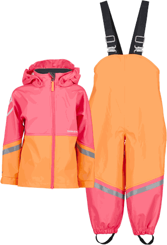 Waterman Kids Set papaya orange - Didriksons