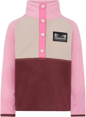 Monte Kids Half Button anemon red - Didriksons