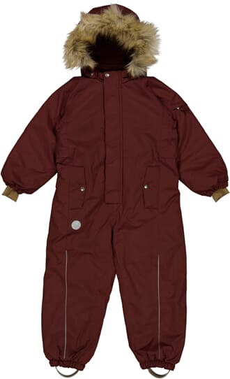 Snowsuit Moe Tech maroon - Wheat