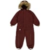 Snowsuit Moe Tech maroon - Wheat