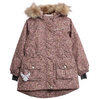 Jacket Mathilde Tech rose flowers - Wheat