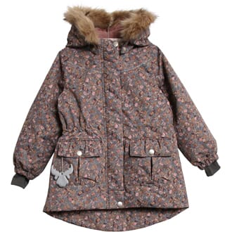 Jacket Mathilde Tech blue mirage flowers - Wheat