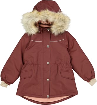 Jacket Mathilde Tech maroon - Wheat