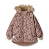 Jacket Mathilde rose dawn flowers - Wheat