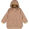 Jacket Oda Tech barely beige flowers - Wheat