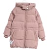 Down Coat Nanny plum melange - Wheat