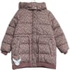 Down Jacket Kamma eggplant flowers - Wheat