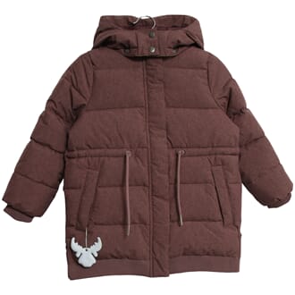 Down Jacket Kamma eggplant melange - Wheat