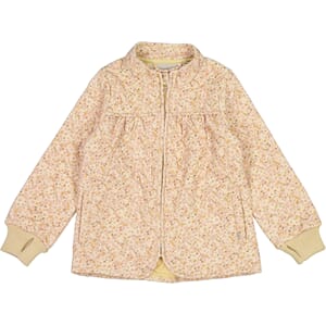 Thermo Jacket Thilde soft beige flowers - Wheat