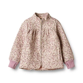 Thermo Jacket Thilde clam multi flowers - Wheat