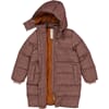 7458e-913 - Puffer Coat Yrsa - 2449 powder plum dots - Extra 2