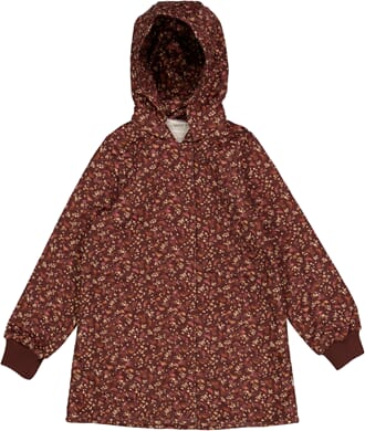 Thermo Jacket Lulu maroon birds - Wheat
