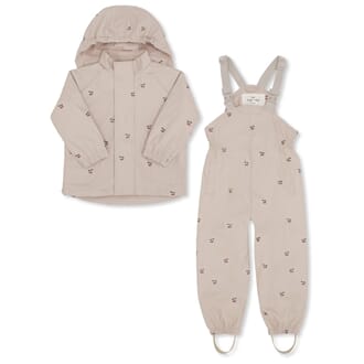 Palme Rainwear Set rose dust/cherry - Konges Sløjd