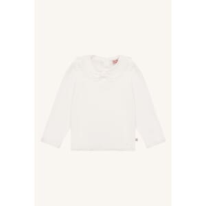 Alma Big Collar T-shirt L/S sugar - Hust & Claire
