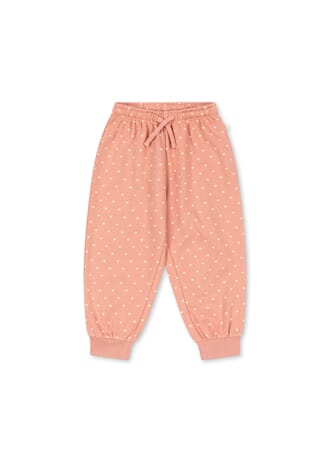 Spotty Sweat Pants  coeur feathers - Konges Sløjd
