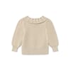 F2024 - JULIE LS KNIT BLOUSE - SANDSHELL - Extra 1