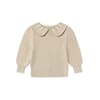 Julie Ls Knit Blouse sandshell - Fliink