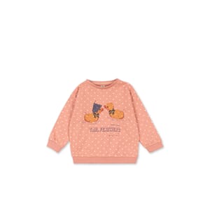 Spotty Sweat Blouse coeur feathers - Konges Sløjd