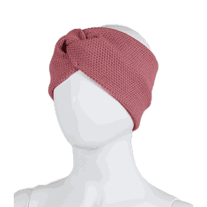 Merino wool Headband bow heather pink - Kivat