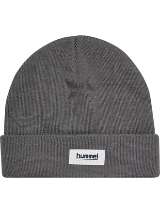 Jr Knit Beanie dark gull gray - Hummel
